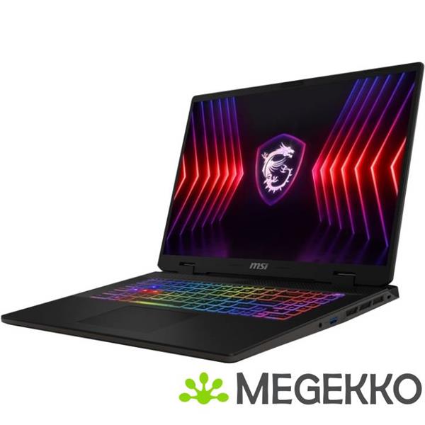 Grote foto msi sword 17 hx b14vfkg 010nl core i7 rtx 4060 gaming laptop computers en software overige computers en software