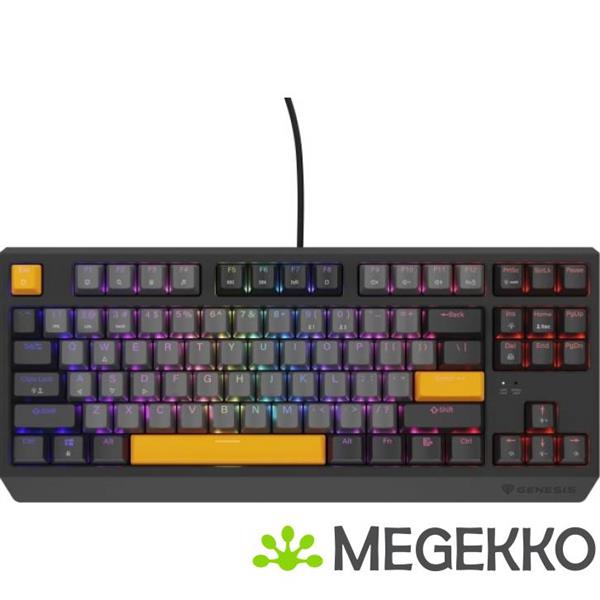 Grote foto genesis nkg 2082 thor 230 tkl rgb gaming toetsenbord in zwart computers en software toetsenborden