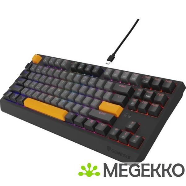 Grote foto genesis nkg 2082 thor 230 tkl rgb gaming toetsenbord in zwart computers en software toetsenborden