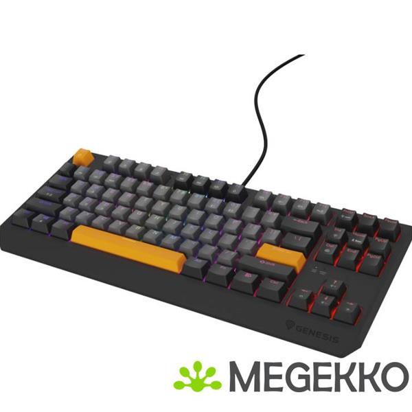 Grote foto genesis nkg 2082 thor 230 tkl rgb gaming toetsenbord in zwart computers en software toetsenborden