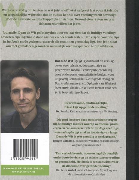 Grote foto weet wat je eet boeken gezondheid en voeding