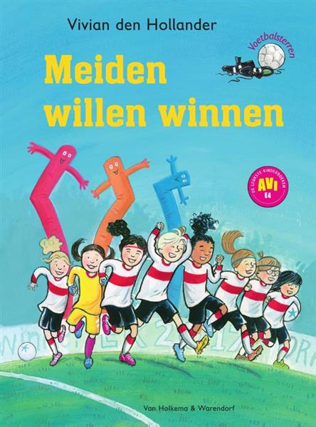 Grote foto meiden willen winnen voetbalsterren 2 boeken jeugd 13 jaar en ouder