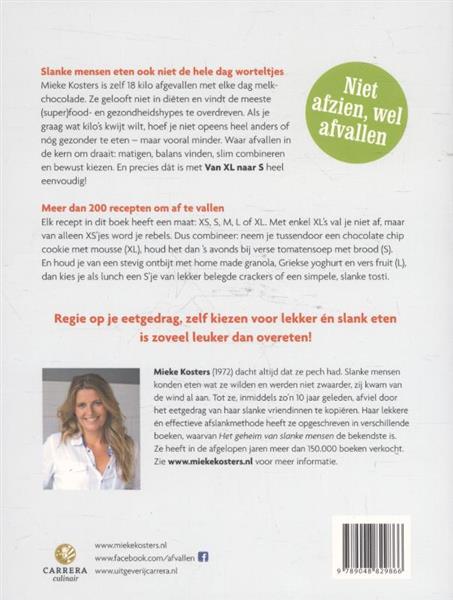 Grote foto van xl naar s boeken kookboeken
