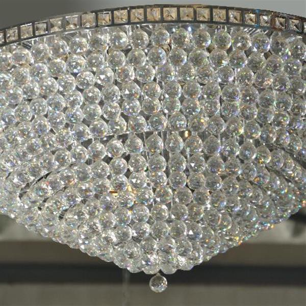 Grote foto kolossale kroonluchter ca. 1950 met vele honderden geslepen bollen diameter 1 20 m. no.155511 antiek en kunst overige in antiek gebruiksvoorwerpen