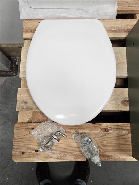 Grote foto closetzitting 37 x 44 cm wit doe het zelf en verbouw sanitair