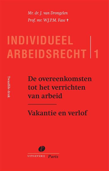 Grote foto de overeenkomsten tot het verrichten van arbeid individueel arbeidsrecht 1 boeken wetenschap