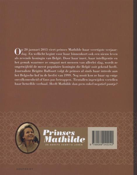 Grote foto prinses mathilde boeken politiek en maatschappij