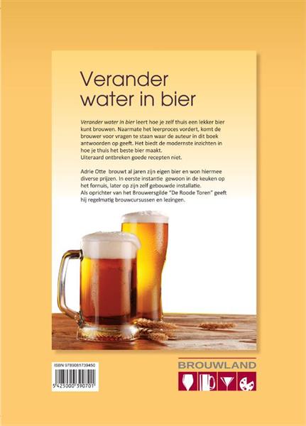 Grote foto verander water in bier boeken kookboeken
