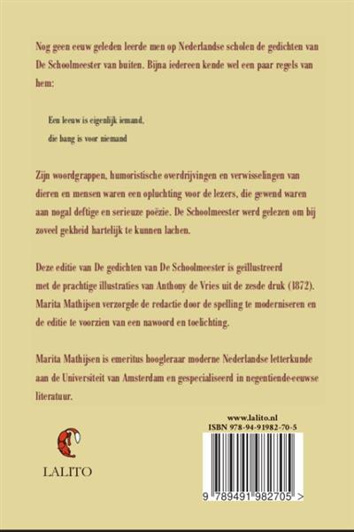Grote foto de gedichten van de schoolmeester lalito klassiek boeken overige boeken