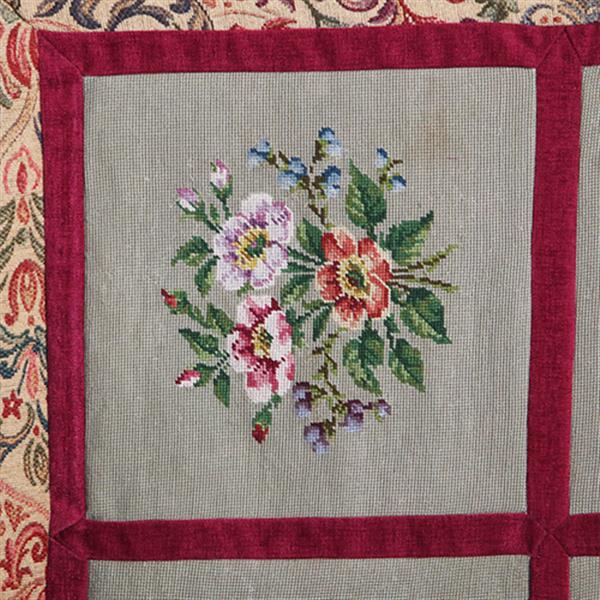 Grote foto wandkleed 6 verschillende carr s met bloemen in kader van floraal tapisserie no.262105 antiek en kunst overige in antiek gebruiksvoorwerpen