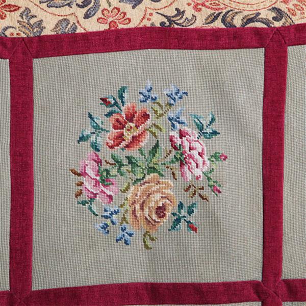 Grote foto wandkleed 6 verschillende carr s met bloemen in kader van floraal tapisserie no.262105 antiek en kunst overige in antiek gebruiksvoorwerpen