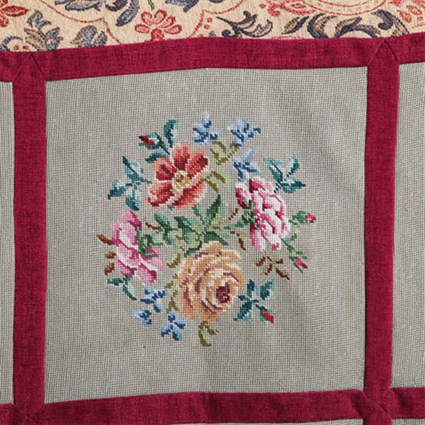 Grote foto wandkleed 6 verschillende carr s met bloemen in kader van floraal tapisserie no.262105 antiek en kunst overige in antiek gebruiksvoorwerpen
