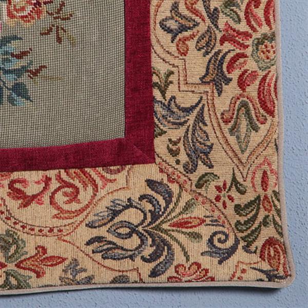 Grote foto wandkleed 6 verschillende carr s met bloemen in kader van floraal tapisserie no.262105 antiek en kunst overige in antiek gebruiksvoorwerpen