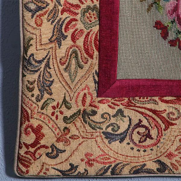 Grote foto wandkleed 6 verschillende carr s met bloemen in kader van floraal tapisserie no.262105 antiek en kunst overige in antiek gebruiksvoorwerpen