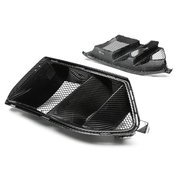 Grote foto dit betreft een set bmw g80 g81 m3 g82 g83 m4 carbon double slot voorbumper lucht happer auto onderdelen tuning en styling