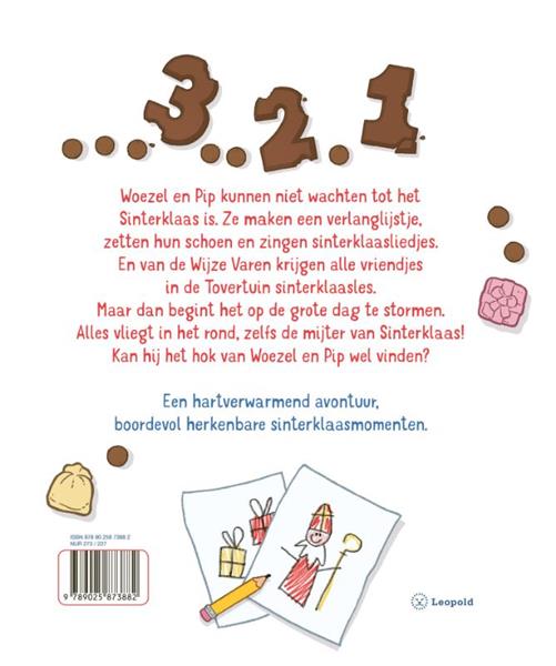 Grote foto aftellen tot sinterklaas woezel pip boeken overige boeken