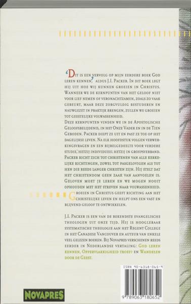Grote foto groeien in christus boeken overige boeken