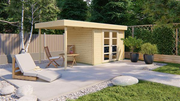 Grote foto tuinhuis blokhut extramodern 320 200x260 cm tuin en terras tuinhuisjes en blokhutten
