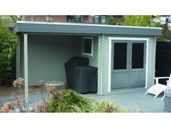 Grote foto tuinhuis blokhut 2526 z 500 x 250 x 245 cm tuin en terras tuinhuisjes en blokhutten