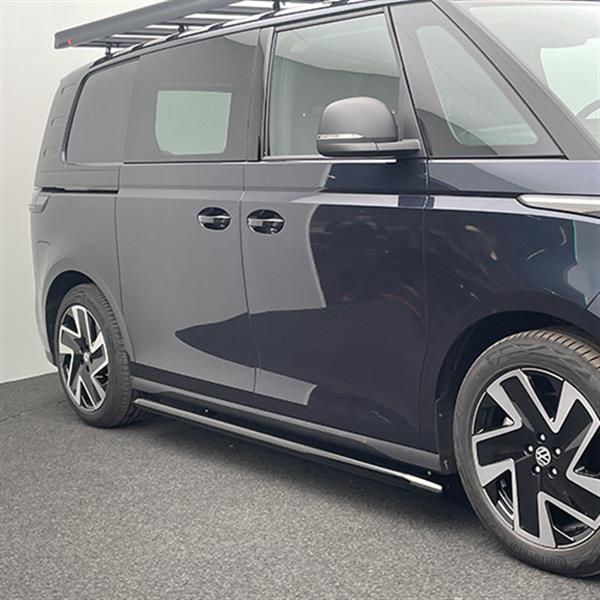 Grote foto sidebars zwart rvs volkswagen id.buzz 2022 auto onderdelen overige auto onderdelen