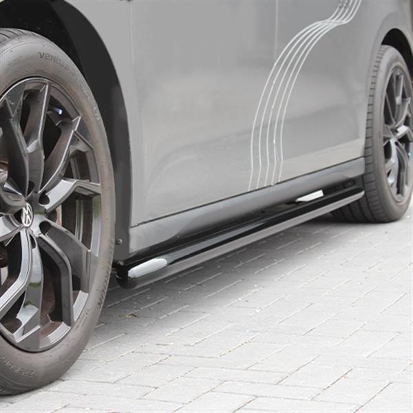 Grote foto sidebars zwart rvs volkswagen id.buzz 2022 auto onderdelen overige auto onderdelen