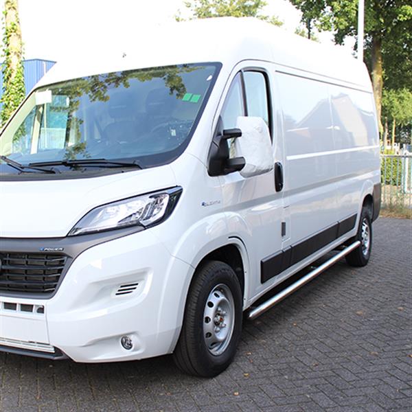 Grote foto sidebars rvs zilver fiat e ducato 2022 2024 auto onderdelen overige auto onderdelen