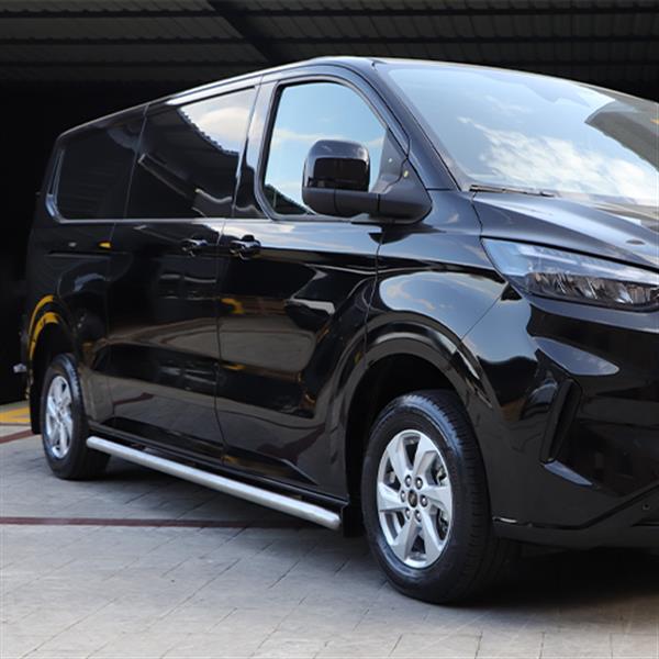 Grote foto sidebars rvs zilver ford transit custom 2023 auto onderdelen overige auto onderdelen