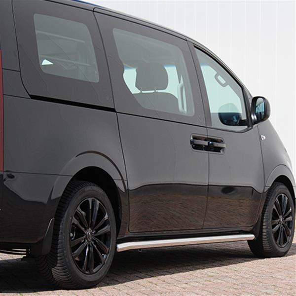 Grote foto sidebars rvs zilver hyundai staria 2022 auto onderdelen overige auto onderdelen