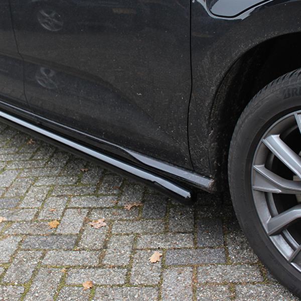 Grote foto sidebars zwart rvs volkswagen multivan t7 2022 auto onderdelen overige auto onderdelen