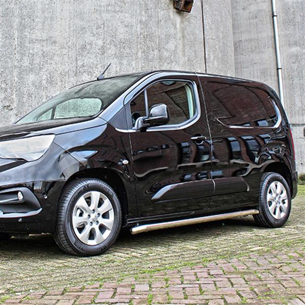 Grote foto sidebars rvs zilver opel combo 2018 auto onderdelen overige auto onderdelen