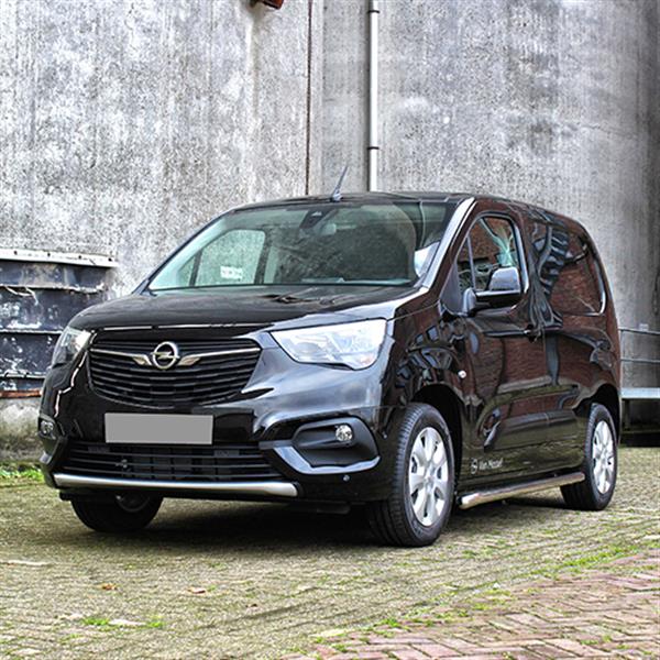 Grote foto sidebars rvs zilver opel combo 2018 auto onderdelen overige auto onderdelen