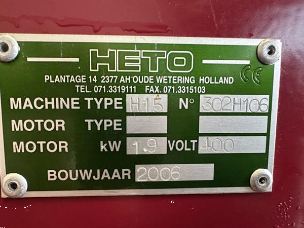 Grote foto heto h15 met pneumatische potdispenser dubbel agrarisch tuinbouw