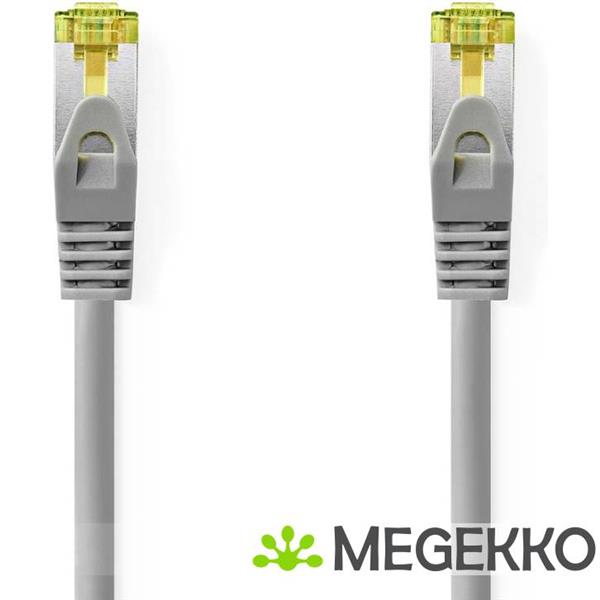 Grote foto cat 8.1 netwerkkabel s ftp rj45 male rj45 male 3.00 m rond lszh grijs label computers en software netwerkkaarten routers en switches