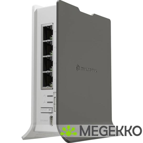 Grote foto mikrotik hap ax lite lte6 draadloze router gigabit ethernet single band 2.4 ghz grijs wit computers en software netwerkkaarten routers en switches