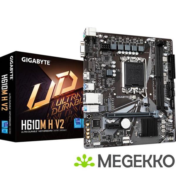 Grote foto gigabyte h610m h v2 computers en software moederborden