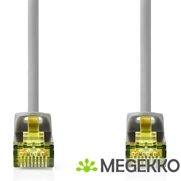 Grote foto cat 8.1 netwerkkabel s ftp rj45 male rj45 male 3.00 m rond lszh grijs label computers en software netwerkkaarten routers en switches