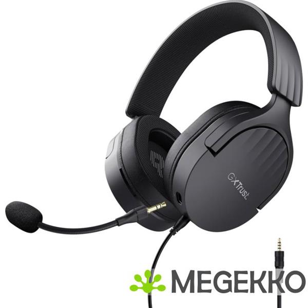 Grote foto trust gxt 489 fayzo gaming headset zwart audio tv en foto koptelefoons
