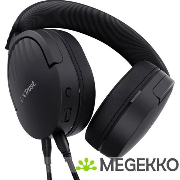 Grote foto trust gxt 489 fayzo gaming headset zwart audio tv en foto koptelefoons