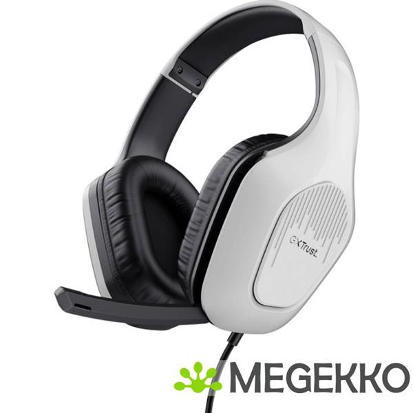 Grote foto trust gxt 415w zirox bedrade gaming headset wit audio tv en foto koptelefoons