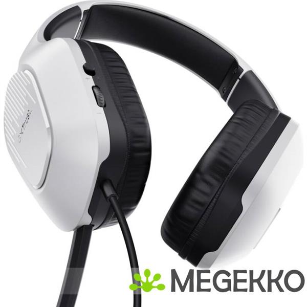 Grote foto trust gxt 415w zirox bedrade gaming headset wit audio tv en foto koptelefoons