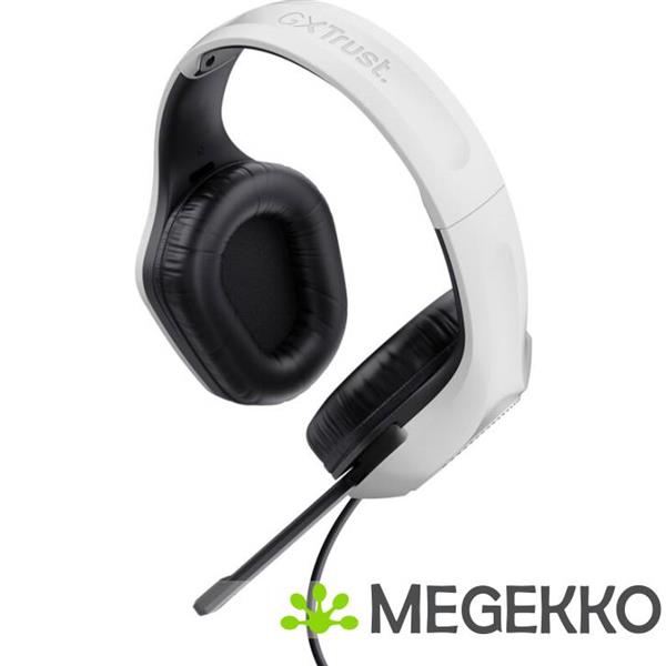 Grote foto trust gxt 415w zirox bedrade gaming headset wit audio tv en foto koptelefoons