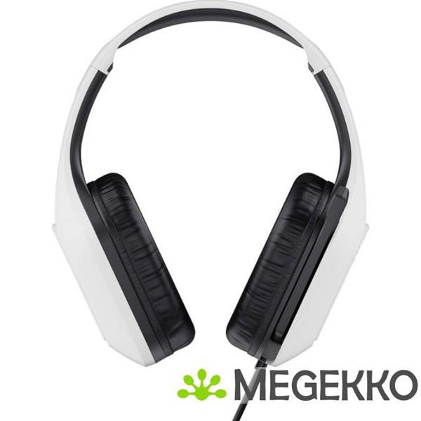 Grote foto trust gxt 415w zirox bedrade gaming headset wit audio tv en foto koptelefoons