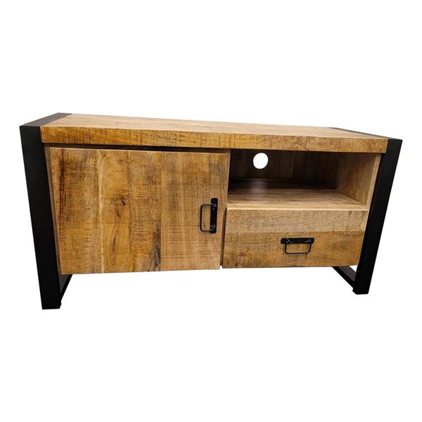 Grote foto tv meubel boaz 1 lade 1 open vak 110x45x55 cm huis en inrichting eettafels