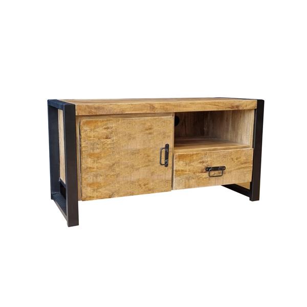Grote foto tv meubel boaz 1 lade 1 open vak 110x45x55 cm huis en inrichting eettafels