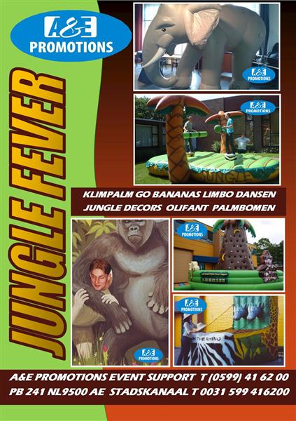 Grote foto verhuur jungle feest aankleding neushoorn hobby en vrije tijd feestartikelen
