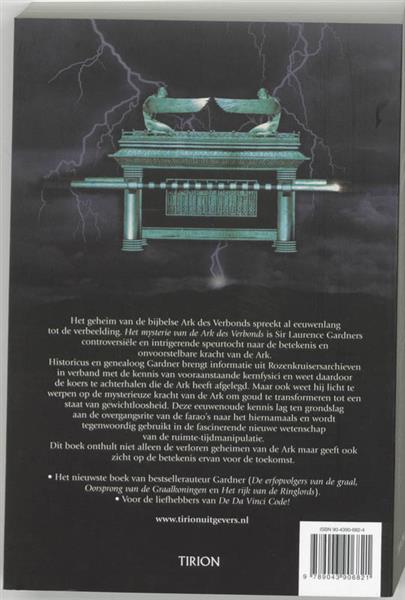 Grote foto het mysterie van de ark des verbonds boeken overige boeken