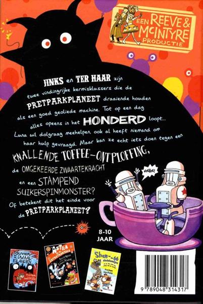 Grote foto luna en de pretparkplaneet boeken jeugd 13 jaar en ouder
