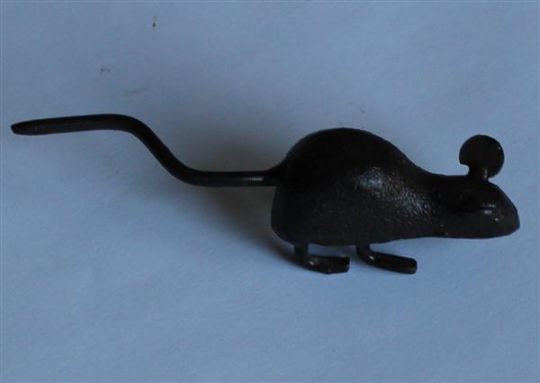 Grote foto muis 10 cm. gietijzer mg110 tuin en terras tuindecoratie