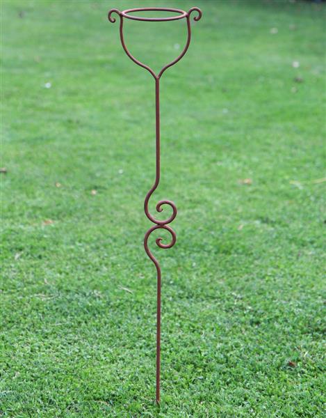Grote foto bloempothouder op hoge steker 116cm. bph373 tuin en terras overige tuin en terras
