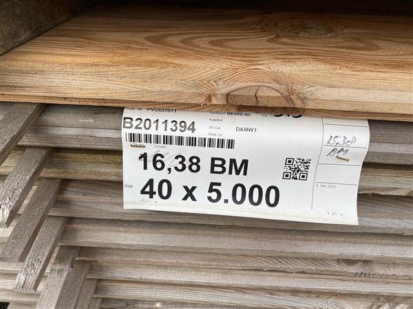 Grote foto 40x180mm grenen damwand 300cm doe het zelf en verbouw hout en planken